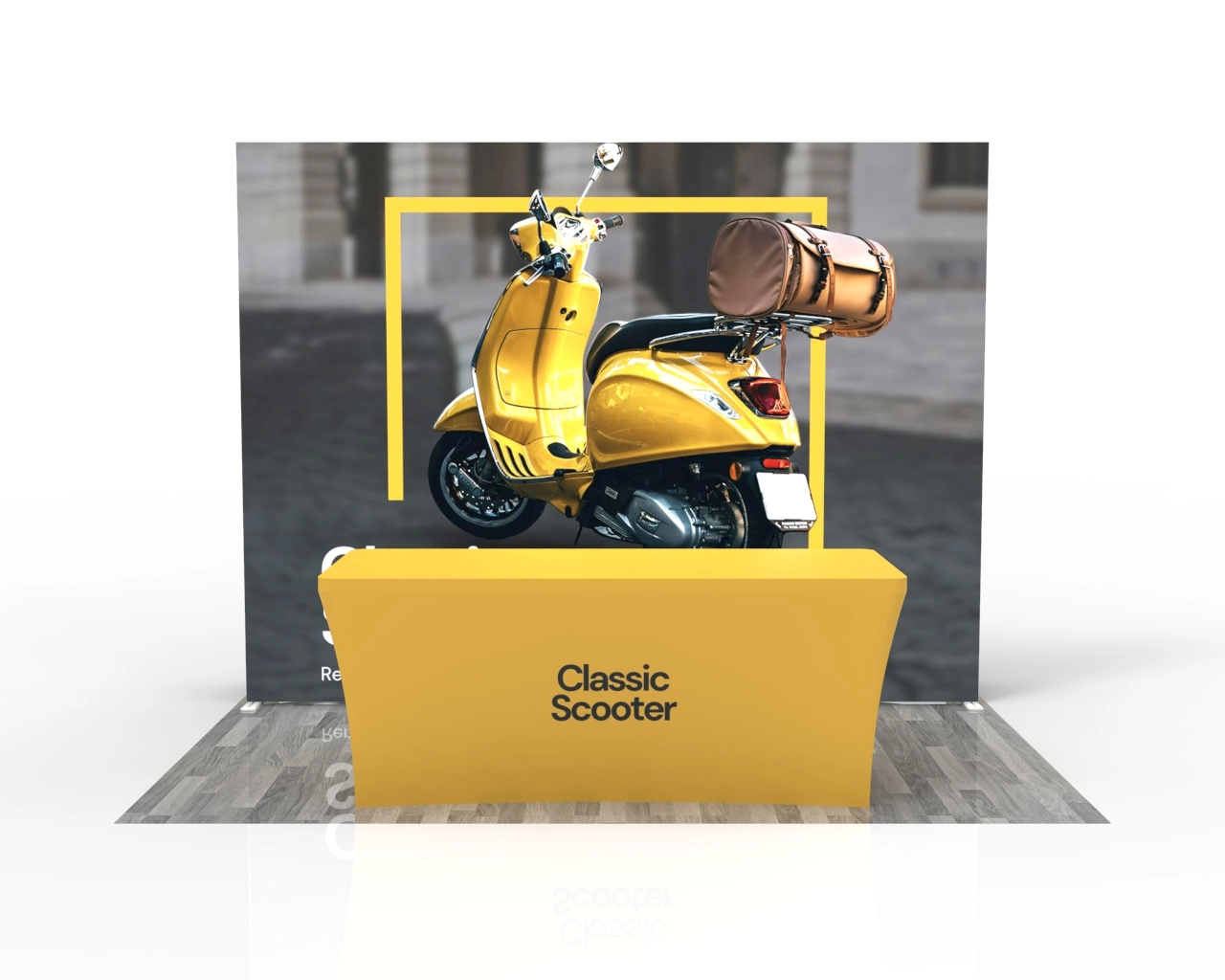 10ft SEGQuick™ Booth 23 - Pop Up Backlit