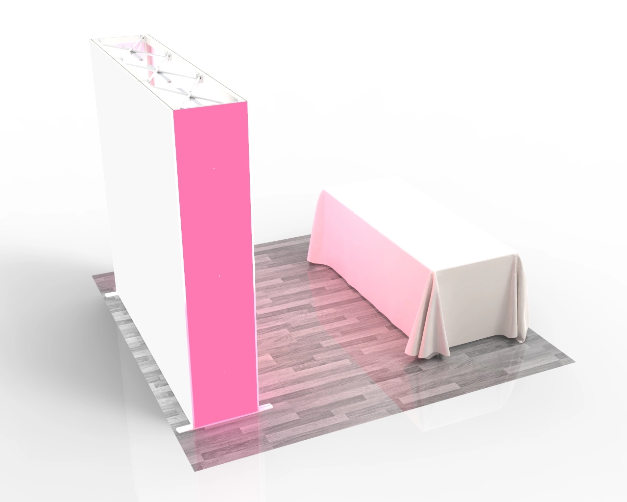 8ft SEGQuick™ Booth 26 - Pop Up Backlit