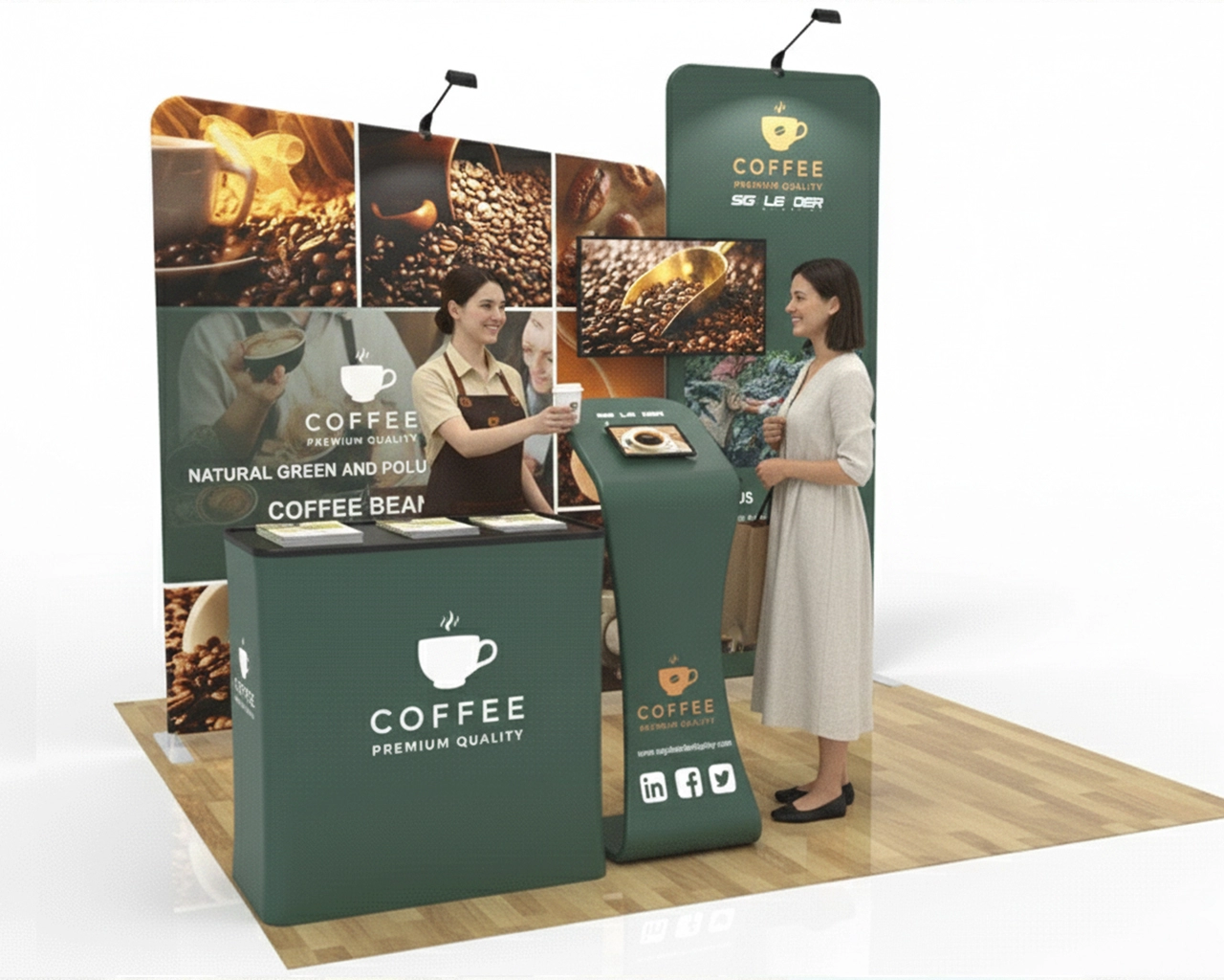 10X10 Commercial Trade Show Booth Idea 03