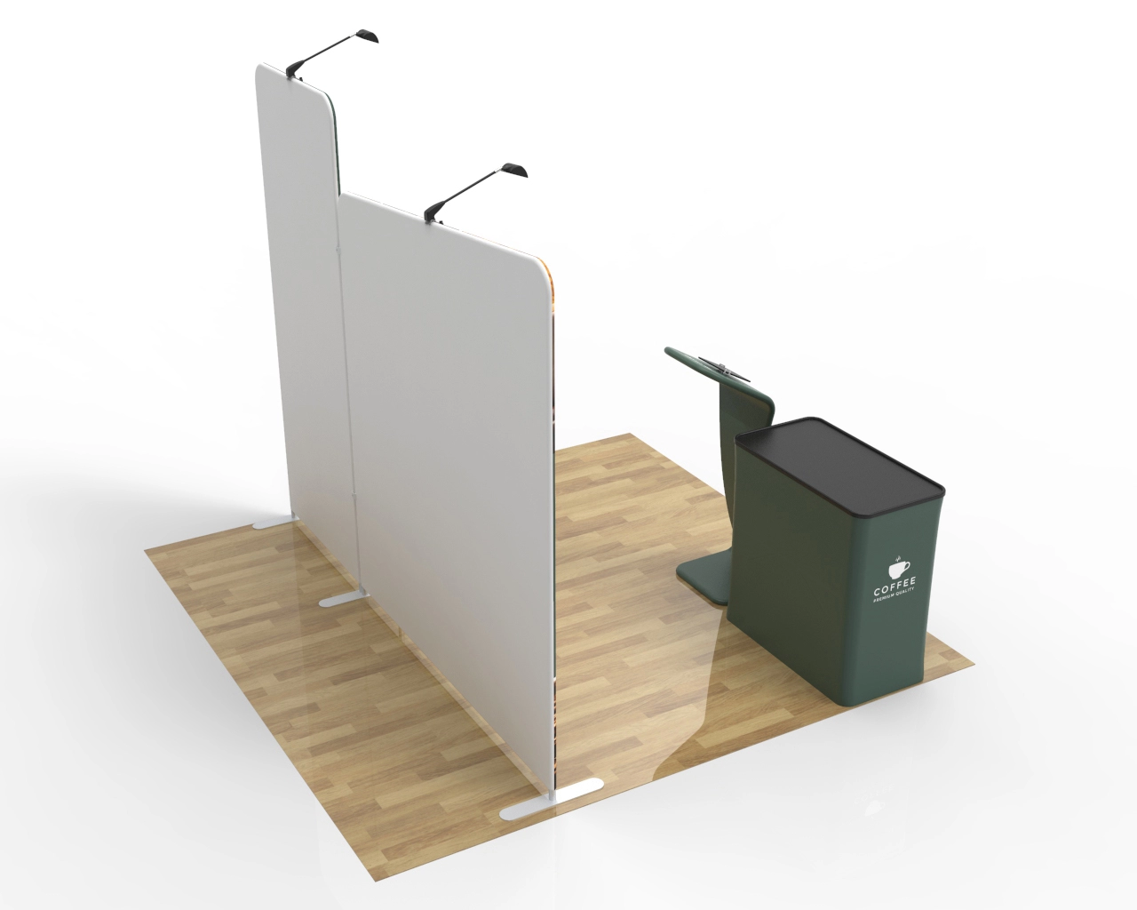 10X10 Commercial Trade Show Booth Idea 03