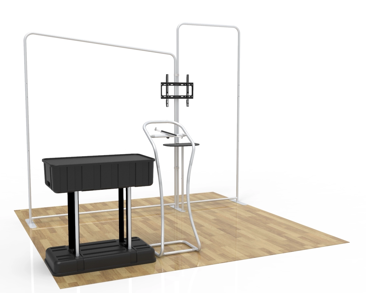 10X10 Commercial Trade Show Booth Idea 03