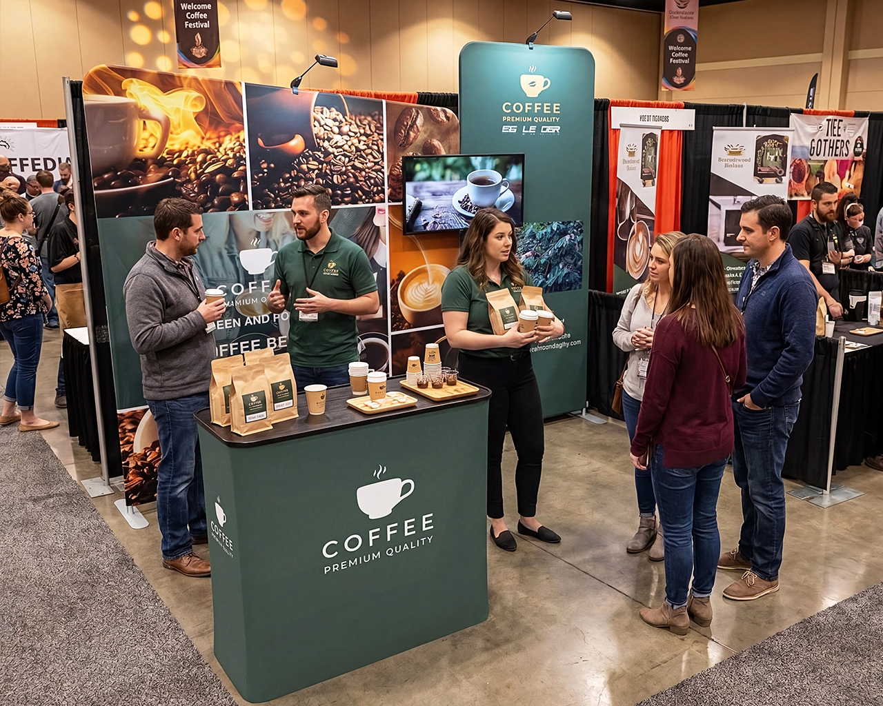 10X10 Commercial Trade Show Booth Idea 03