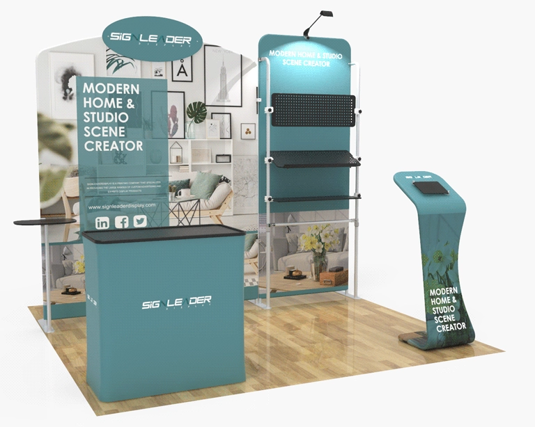 10x10 Commercial Trade Show Booth Idea 20