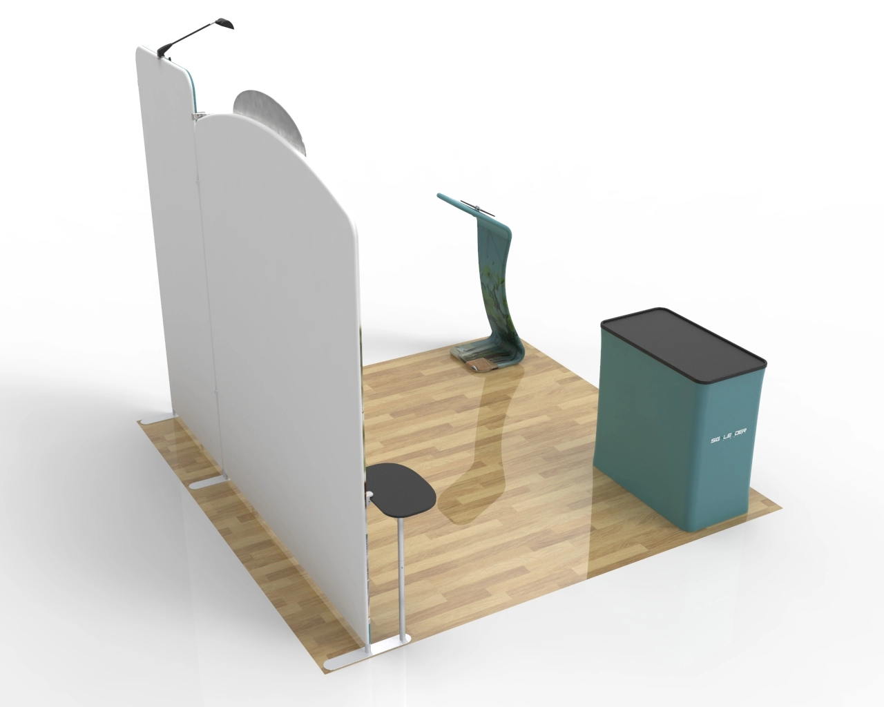 10x10 Commercial Trade Show Booth Idea 20