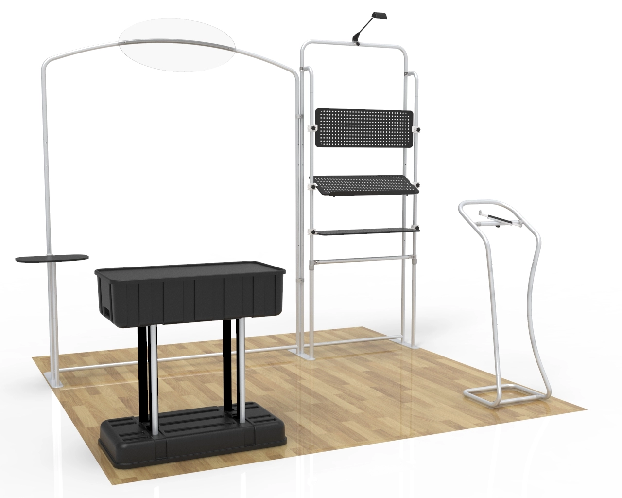 10x10 Commercial Trade Show Booth Idea 20