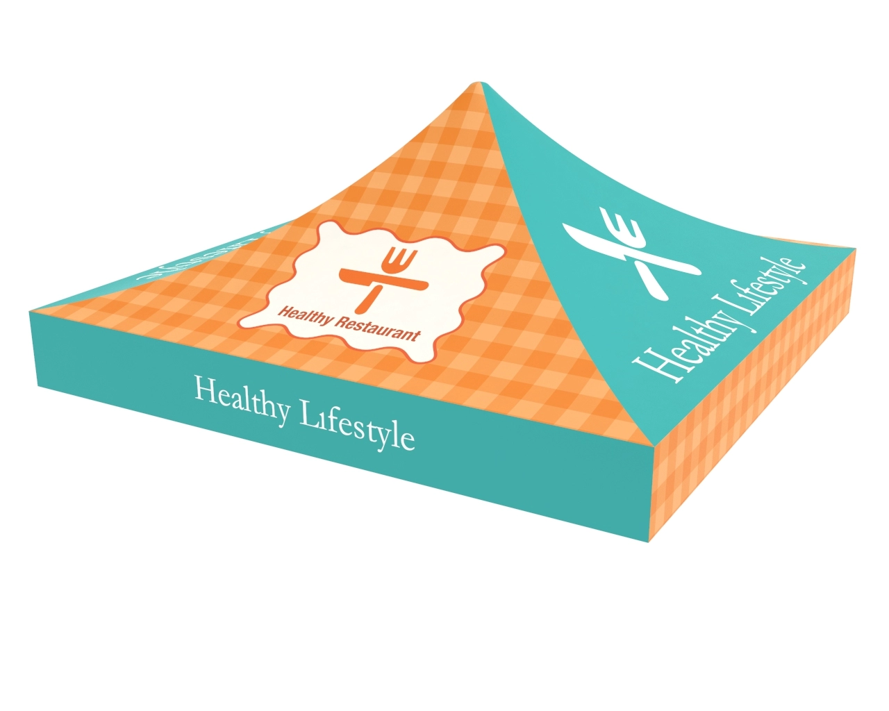 Custom Printed Canopy Tent - Top Graphic