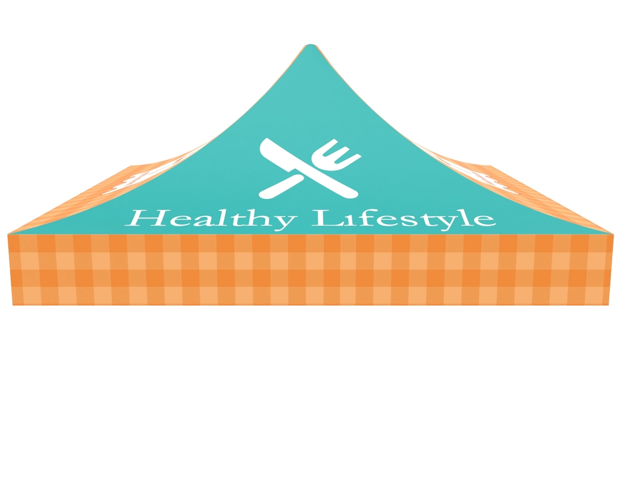 Custom Printed Canopy Tent - Top Graphic