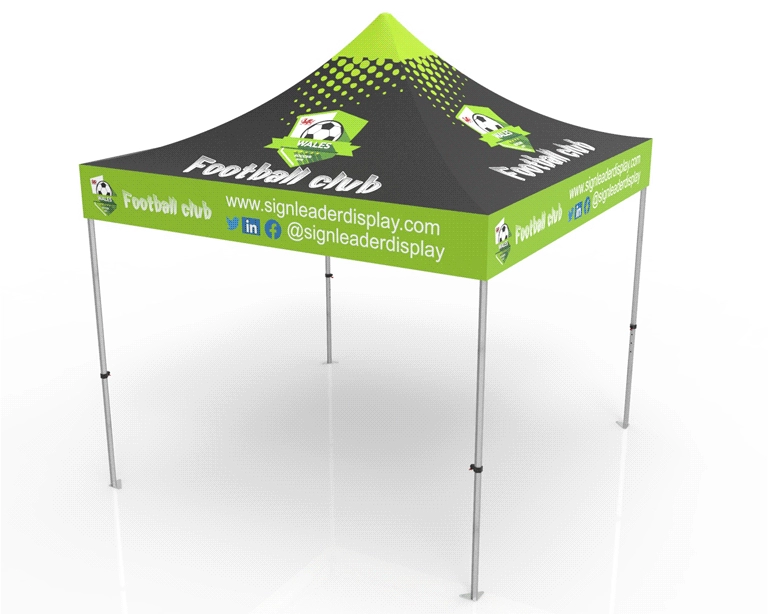Custom 10x10 Pop Up Canopy Tent (Full Color)
