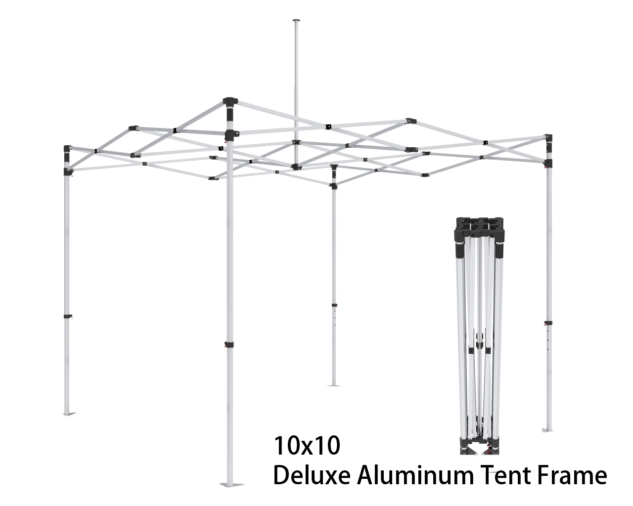 10x10 Custom Pop Up Canopy Tent Animated Views