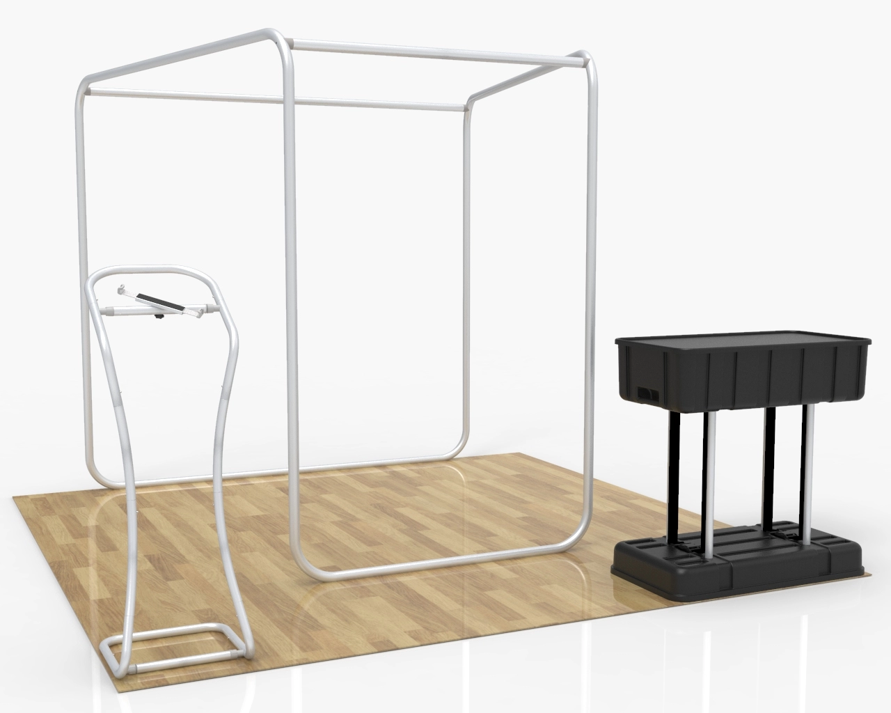 10x10 Custom Portable Trade Show Booth Kit S for Sportswear & Running Equipment