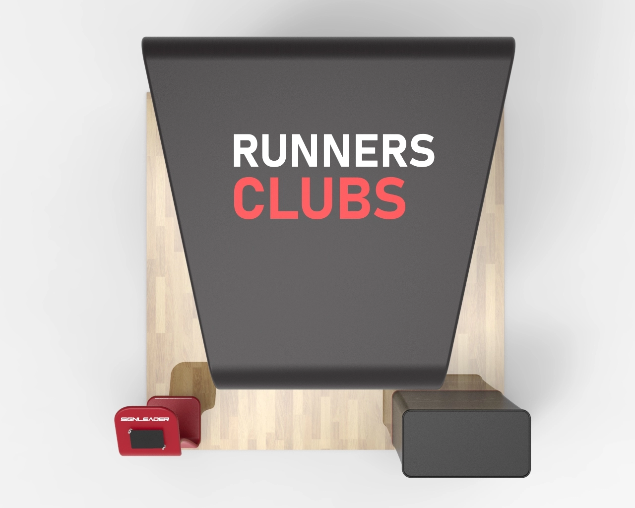 10x10 Custom Portable Trade Show Booth Kit S for Sportswear & Running Equipment