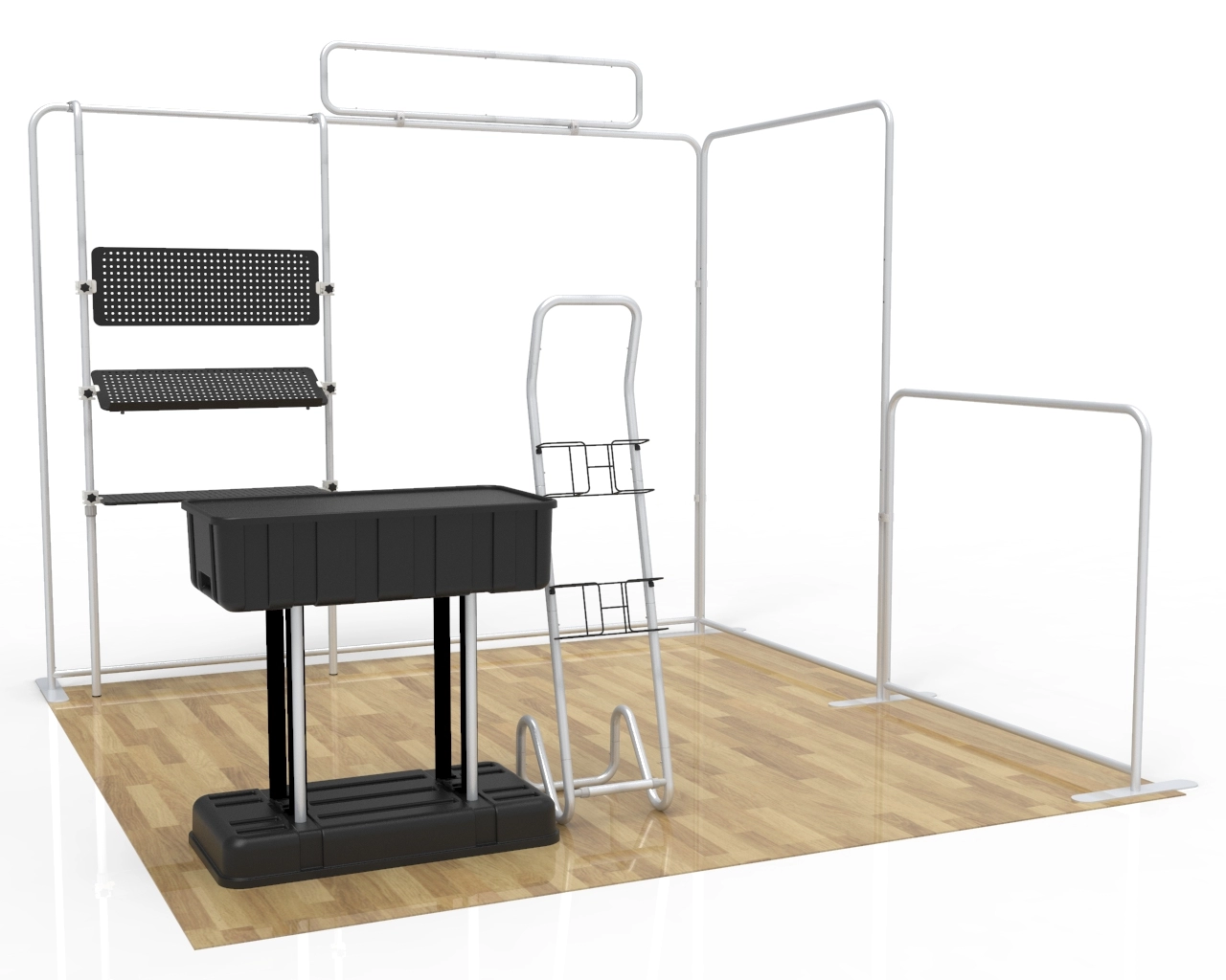 10x10 Custom Trade Show Booth Kit O for Furniture & Building Materials