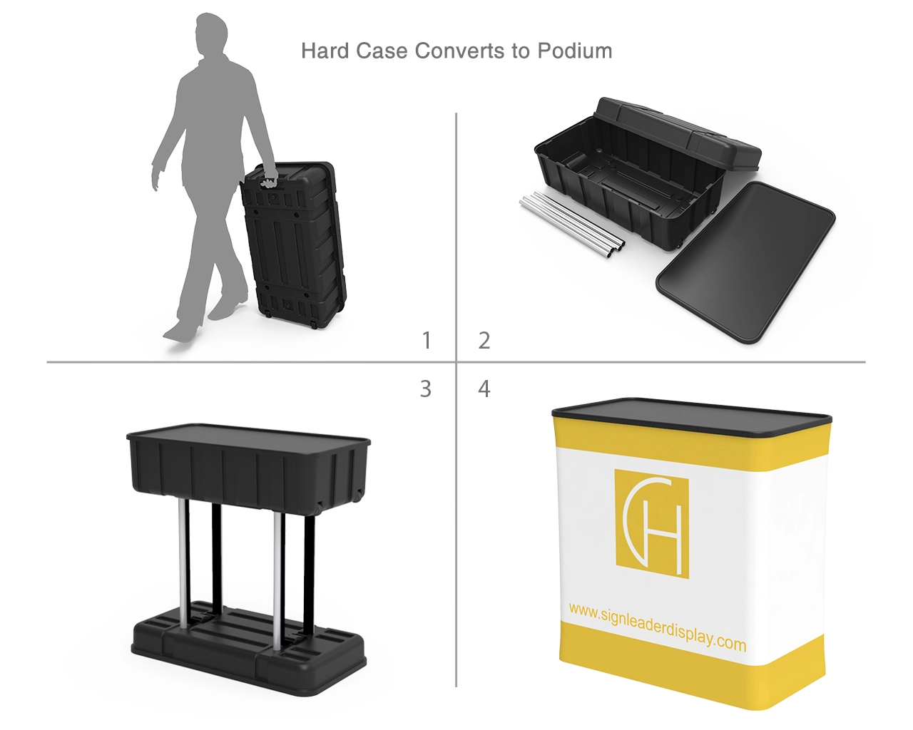 10x10 Custom Trade Show Booth Kit O for Furniture & Building Materials