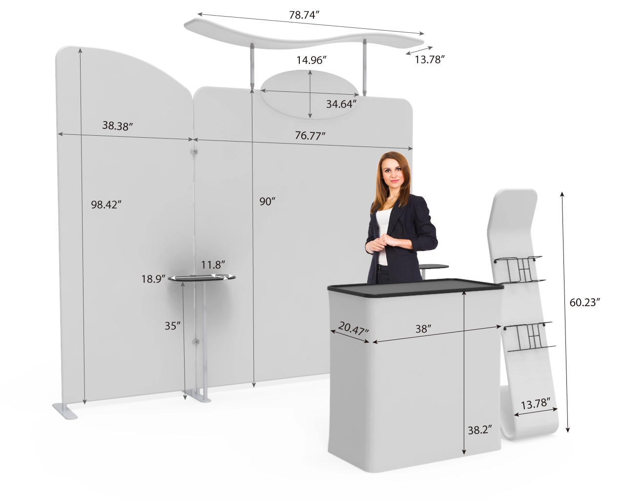 10x10 Custom Trade Show Booth Kit R for Craft Beer & Beverages