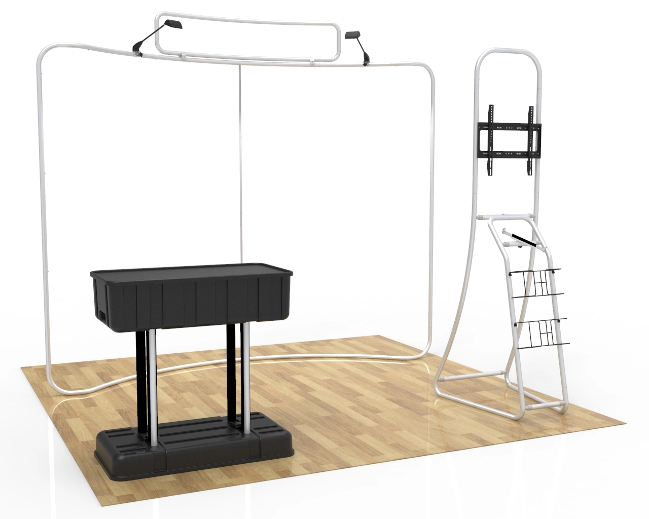 10x10 Custom Trade Show Booth Package 28 for SaaS, Marketing & EdTech Exhibitions