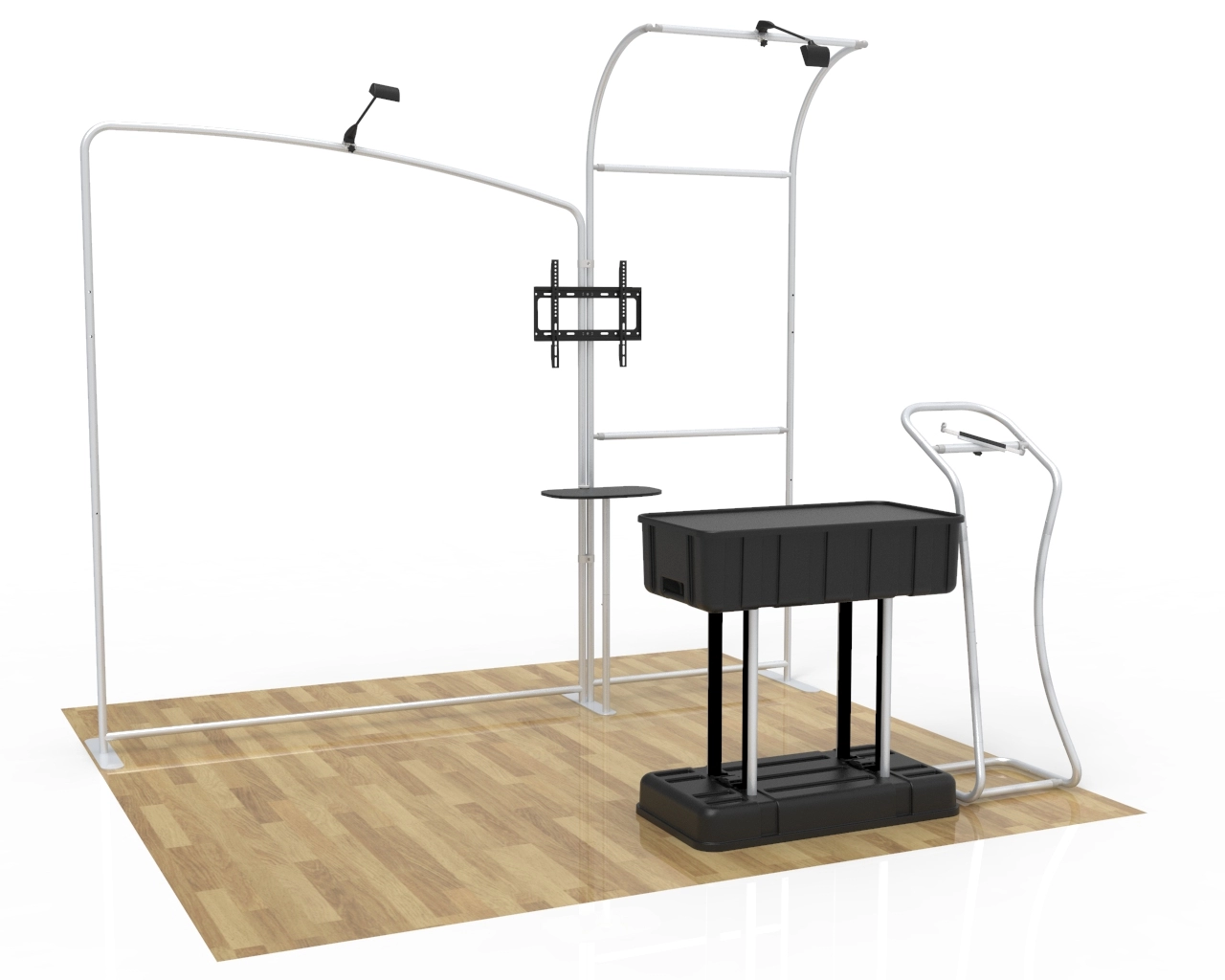 10x10 Portable Beauty & Skincare Trade Show Booth Idea 17