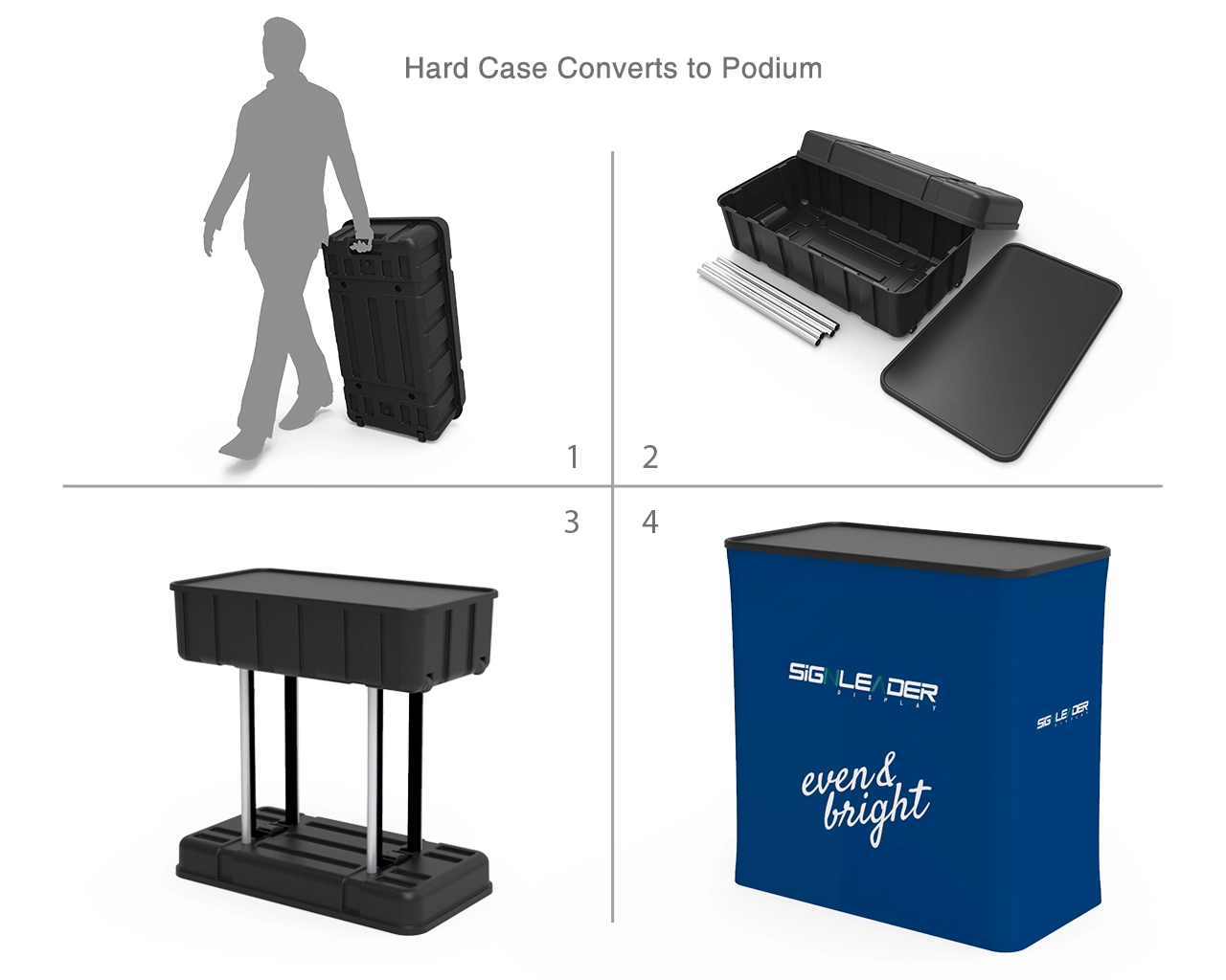 10x10 Portable Beauty & Skincare Trade Show Booth Idea 17