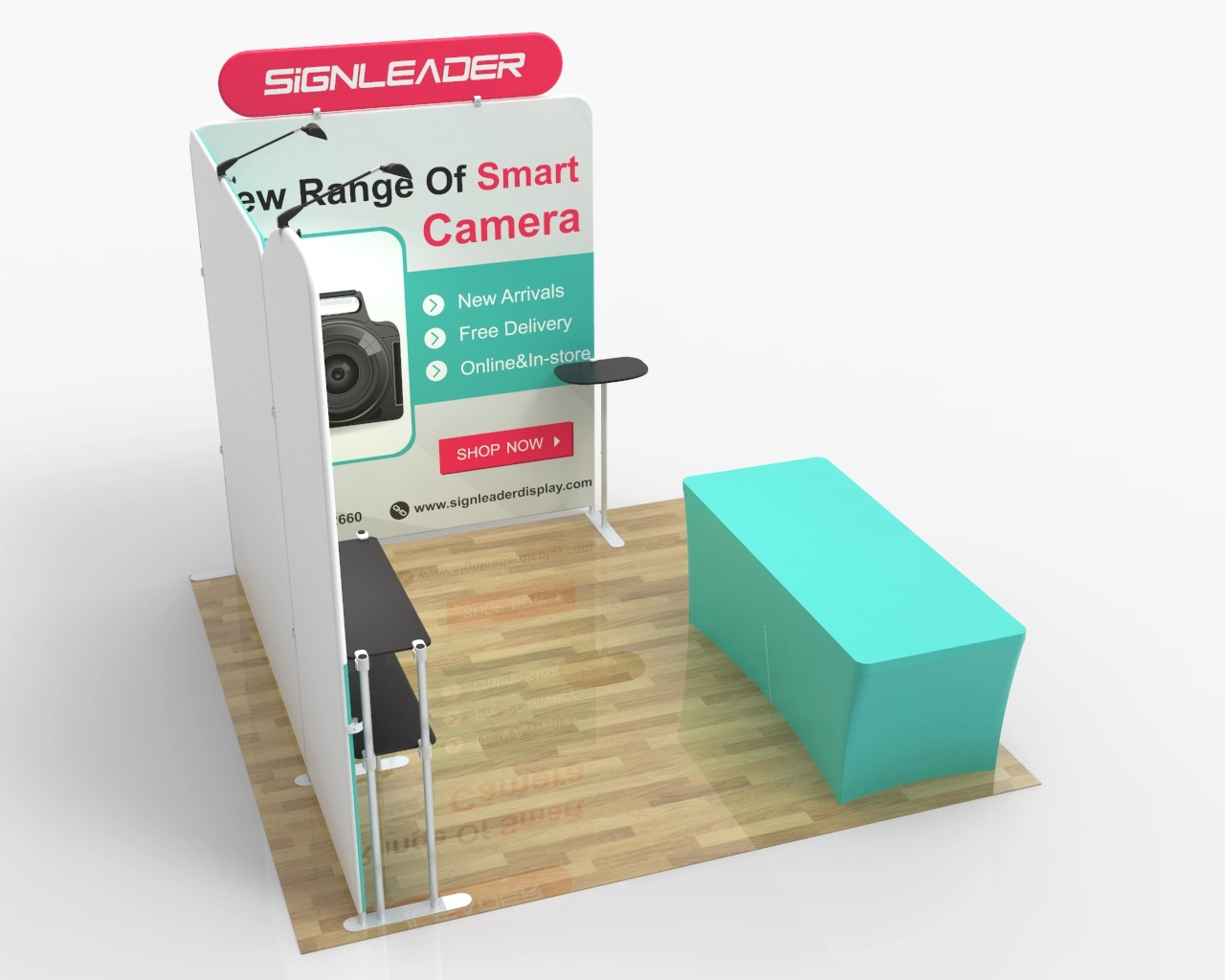 10x10 Portable Trade Show Booth Kit U for Photography Equipment & Accessories