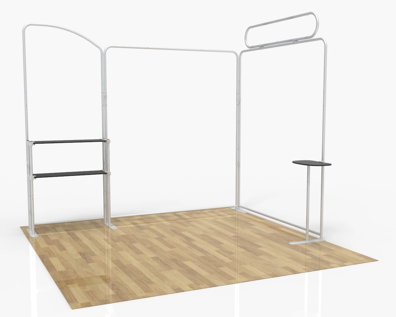 10x10 Portable Trade Show Booth Kit U for Photography Equipment & Accessories