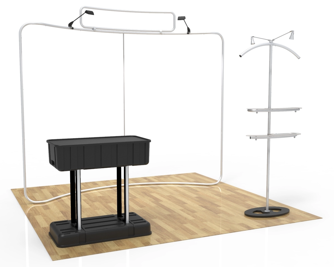 10x10 Portable Trade Show Booth Package 20 for Home & Interior Brands