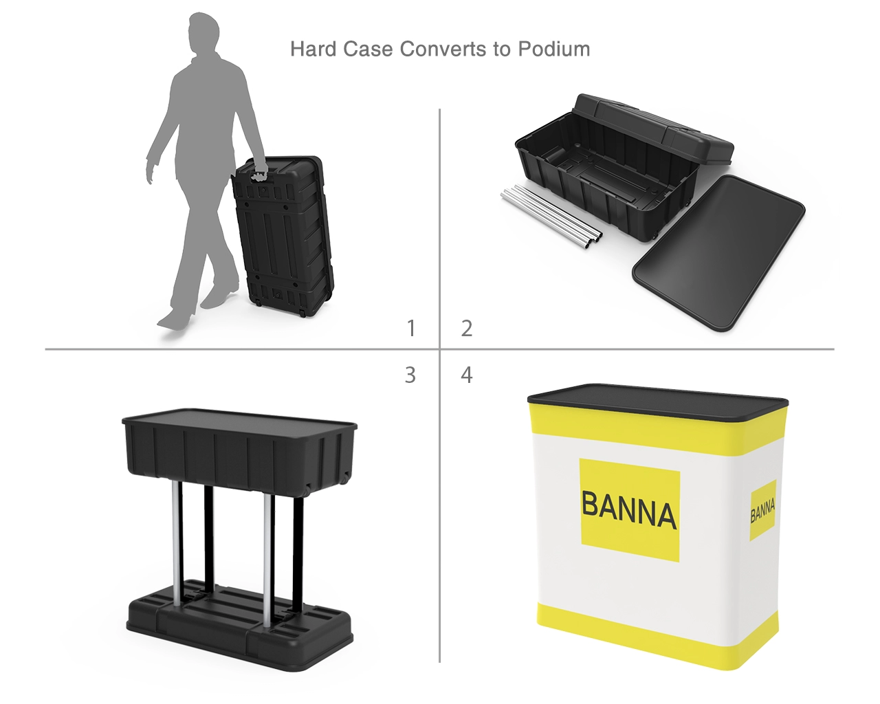 10x10 Portable Trade Show Booth Package 20 for Home & Interior Brands