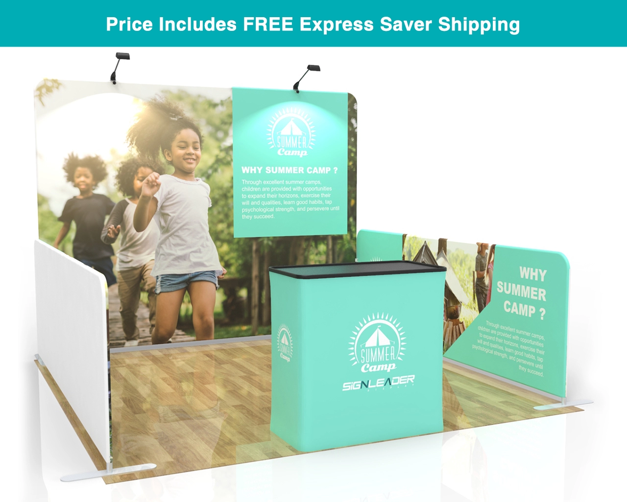 10x10 Small Commercial Trade Show Booth Idea 01