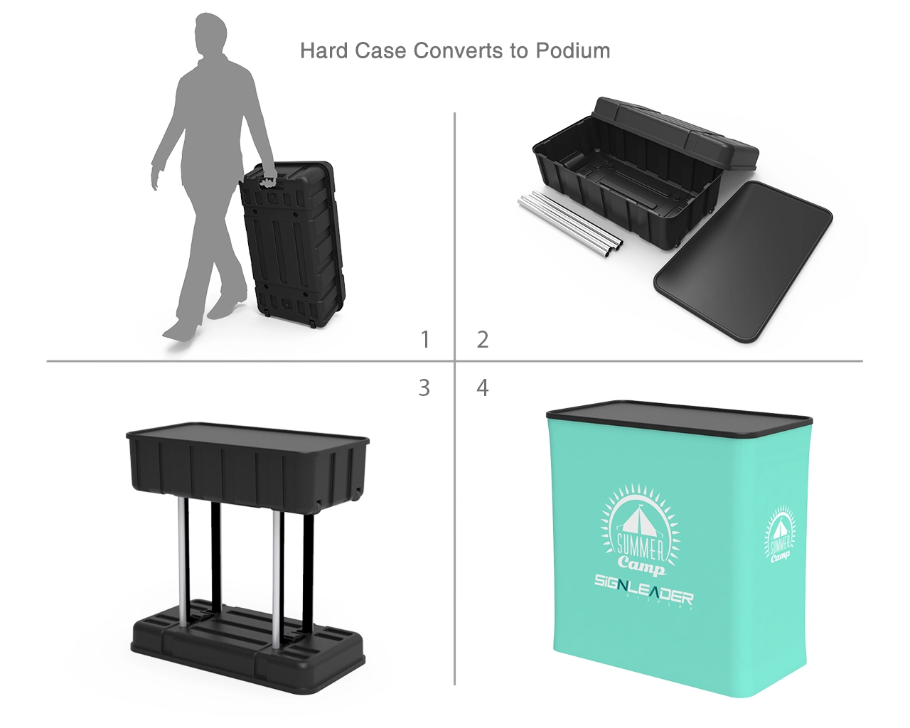 10x10 Small Commercial Trade Show Booth Idea 01