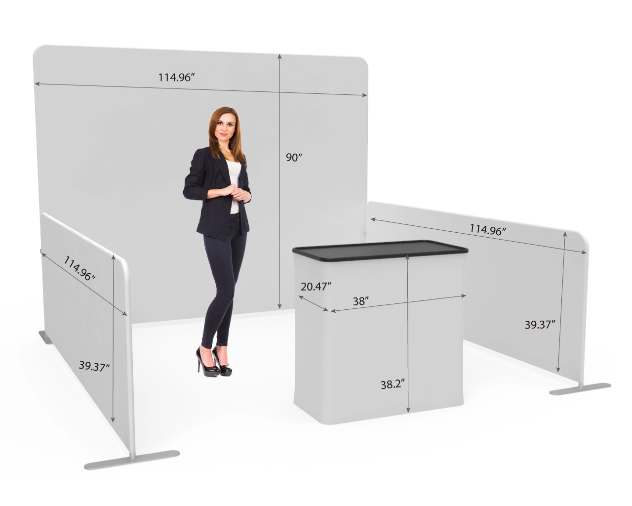 10x10 Small Commercial Trade Show Booth Idea 01