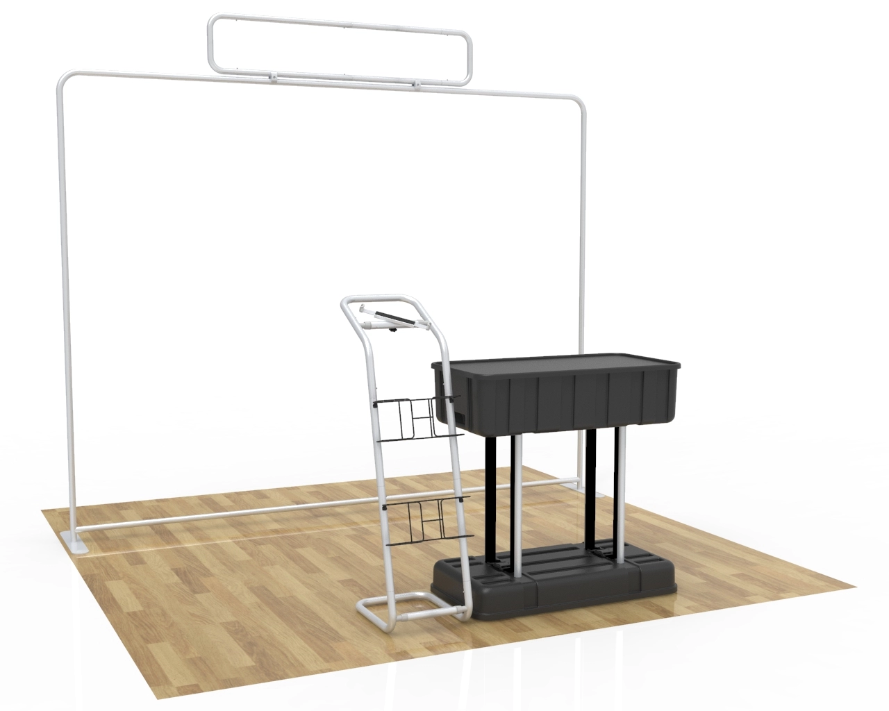 10x10 Trade Show Booth Display 19 Consumer Tech Audio Gadget Animated
