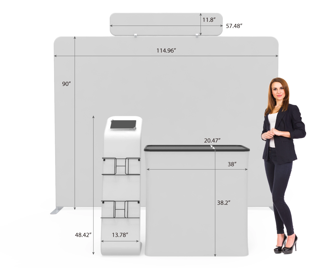 10x10 Trade Show Booth Display 19 for Consumer Tech, Audio & Gadget Events