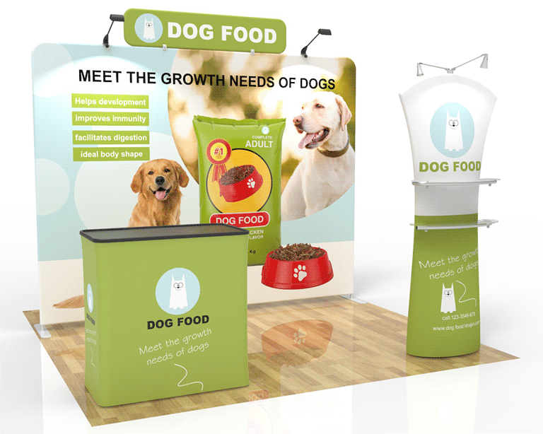 10x10 Trade Show Booth Package 21 for Pet Product Brands