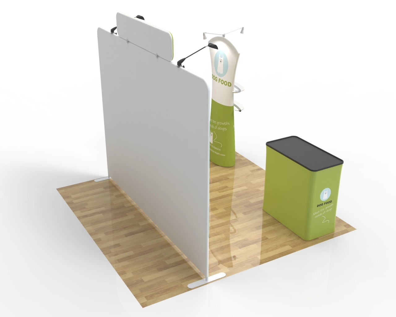 10x10 Trade Show Booth Package 21 for Pet Product Brands