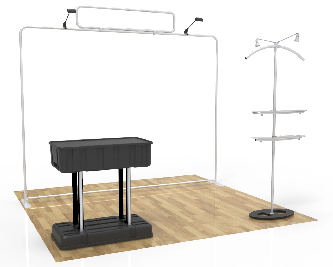 Animated View Of 10x10 Pet Expo Booth