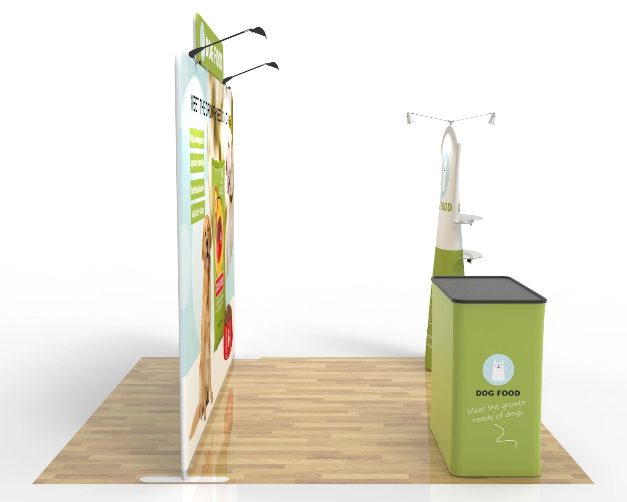 10x10 Trade Show Booth Package 21 for Pet Product Brands