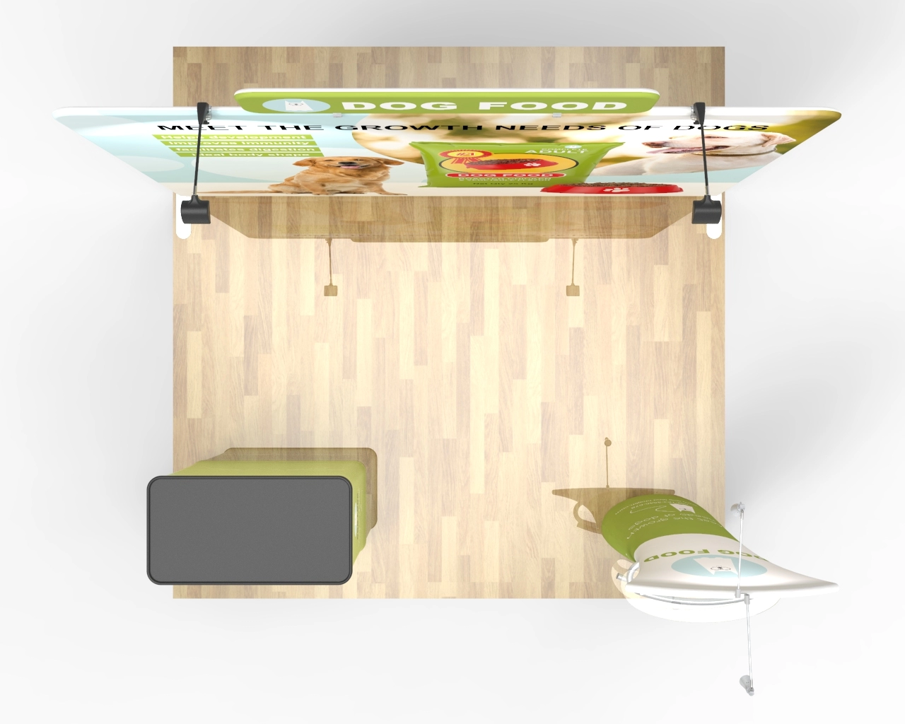 10x10 Trade Show Booth Package 21 for Pet Product Brands
