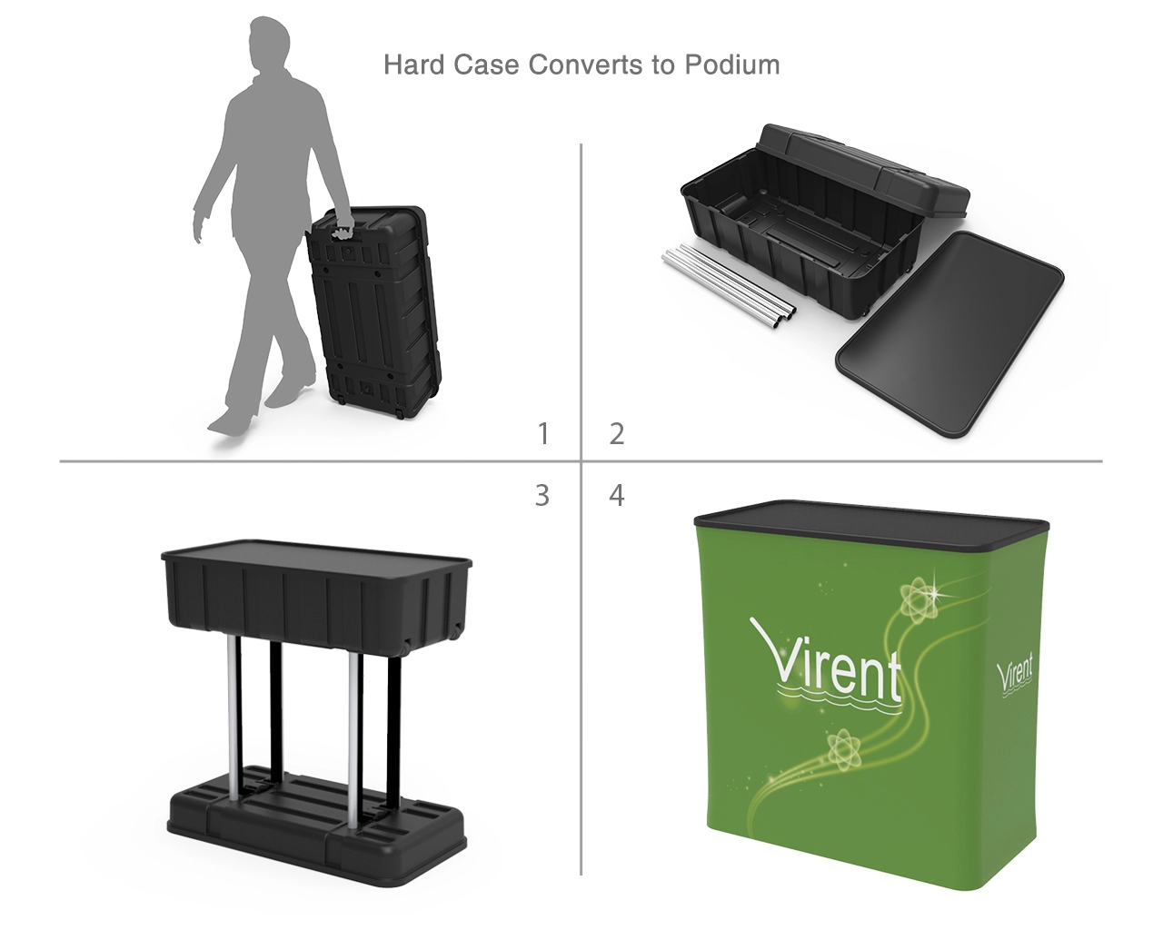 10x10 Trade Show Booth Package 23 for Spa, Wellness & Natural Beauty