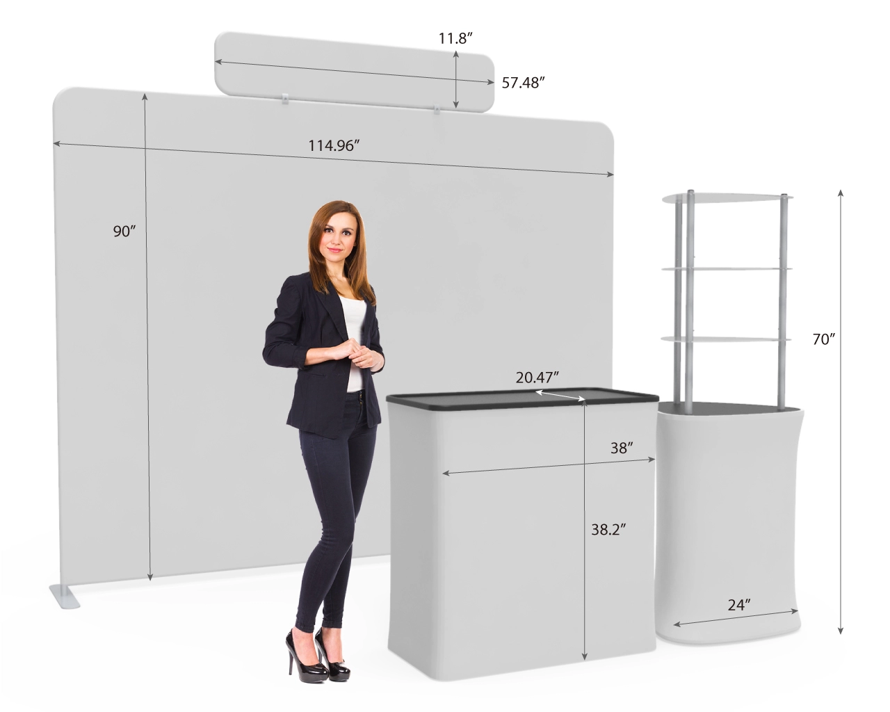 10x10 Trade Show Booth Package 23 for Spa, Wellness & Natural Beauty