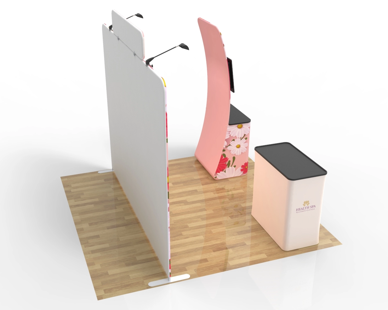 10x10 Trade Show Booth Package 27 for Health & Beauty Products