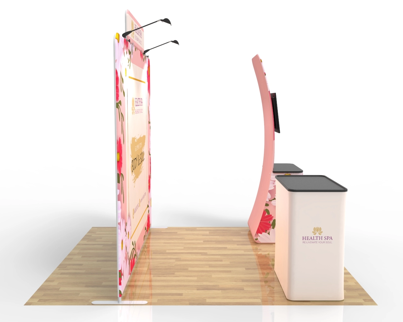 10x10 Trade Show Booth Package 27 for Health & Beauty Products