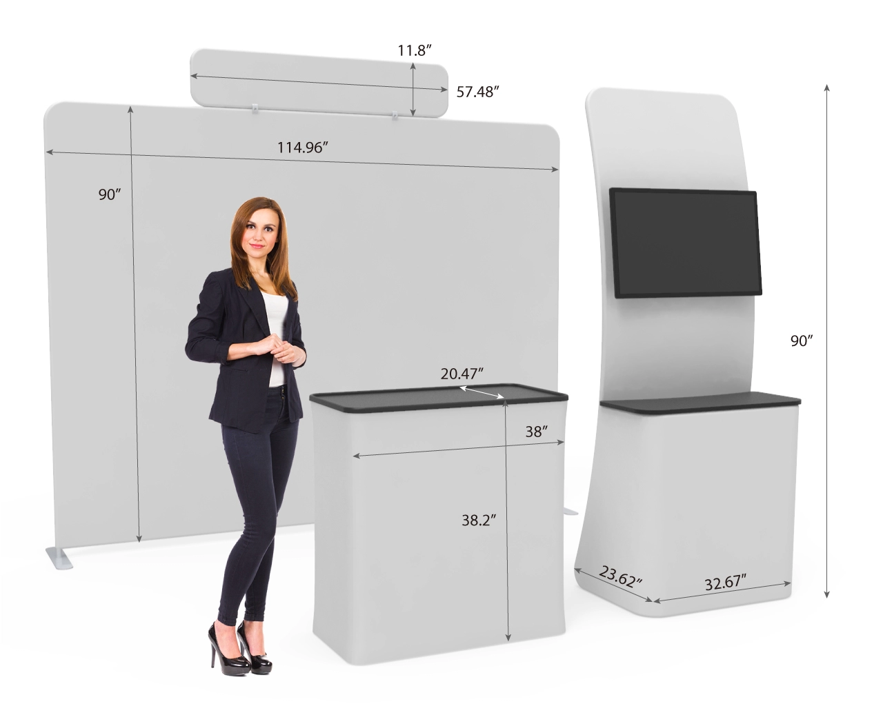 10x10 Trade Show Booth Package 27 for Health & Beauty Products