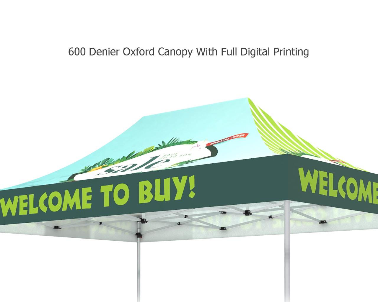 Custom 10x15 Pop Up Canopy Tent(Full Color)