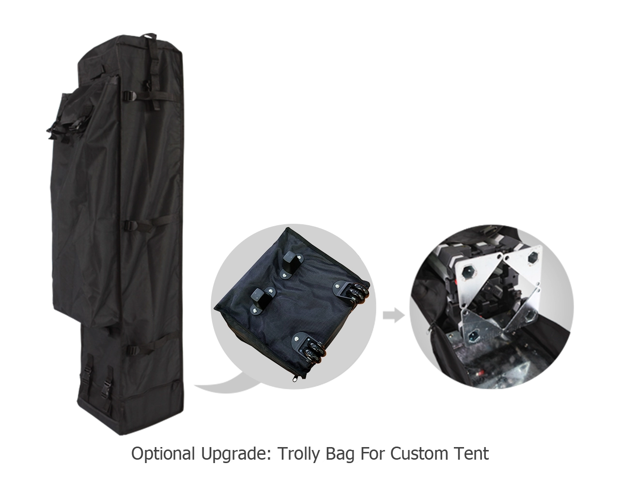Custom Pop Up Canopy Tent 10x10 with 4 x Double-Sided Full Walls