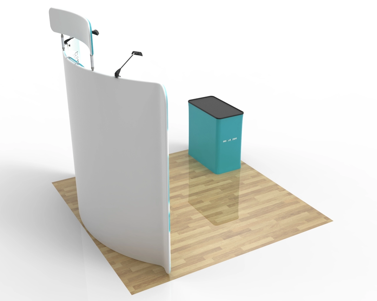 10x10ft Beauty & Cosmetic Trade Show Booth Idea 12
