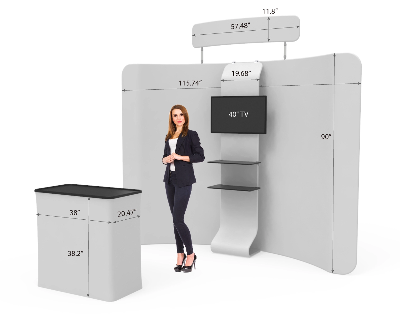 10x10ft Beauty & Cosmetic Trade Show Booth Idea 12