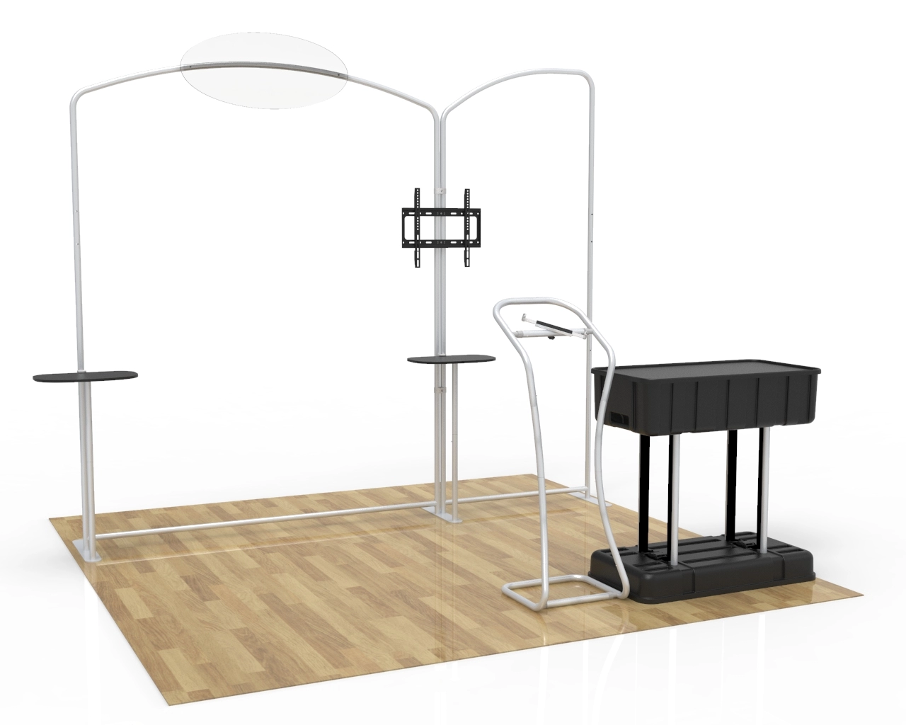 10x10ft Commercial Trade Show Booth Idea 05