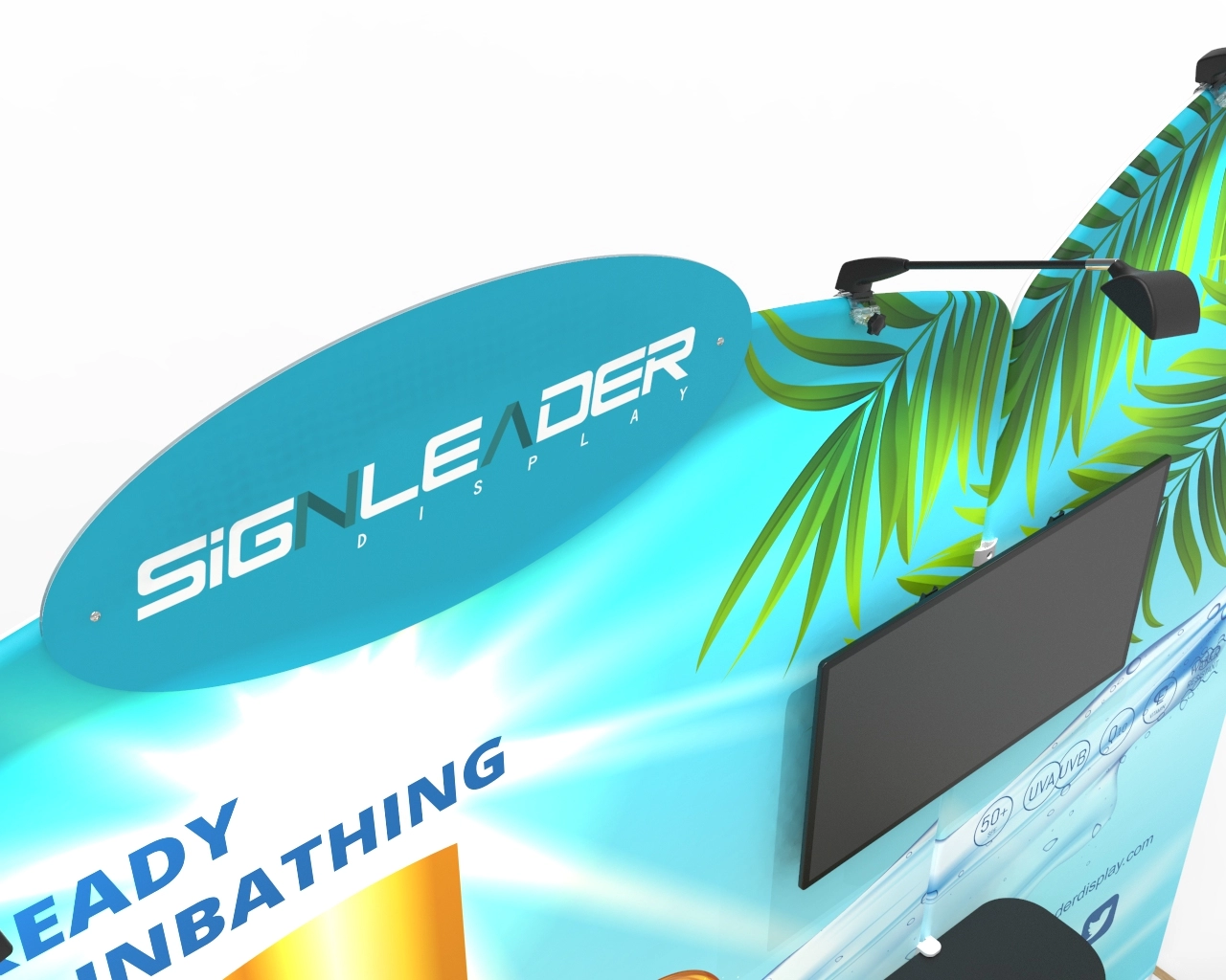 10x10ft Commercial Trade Show Booth Idea 05
