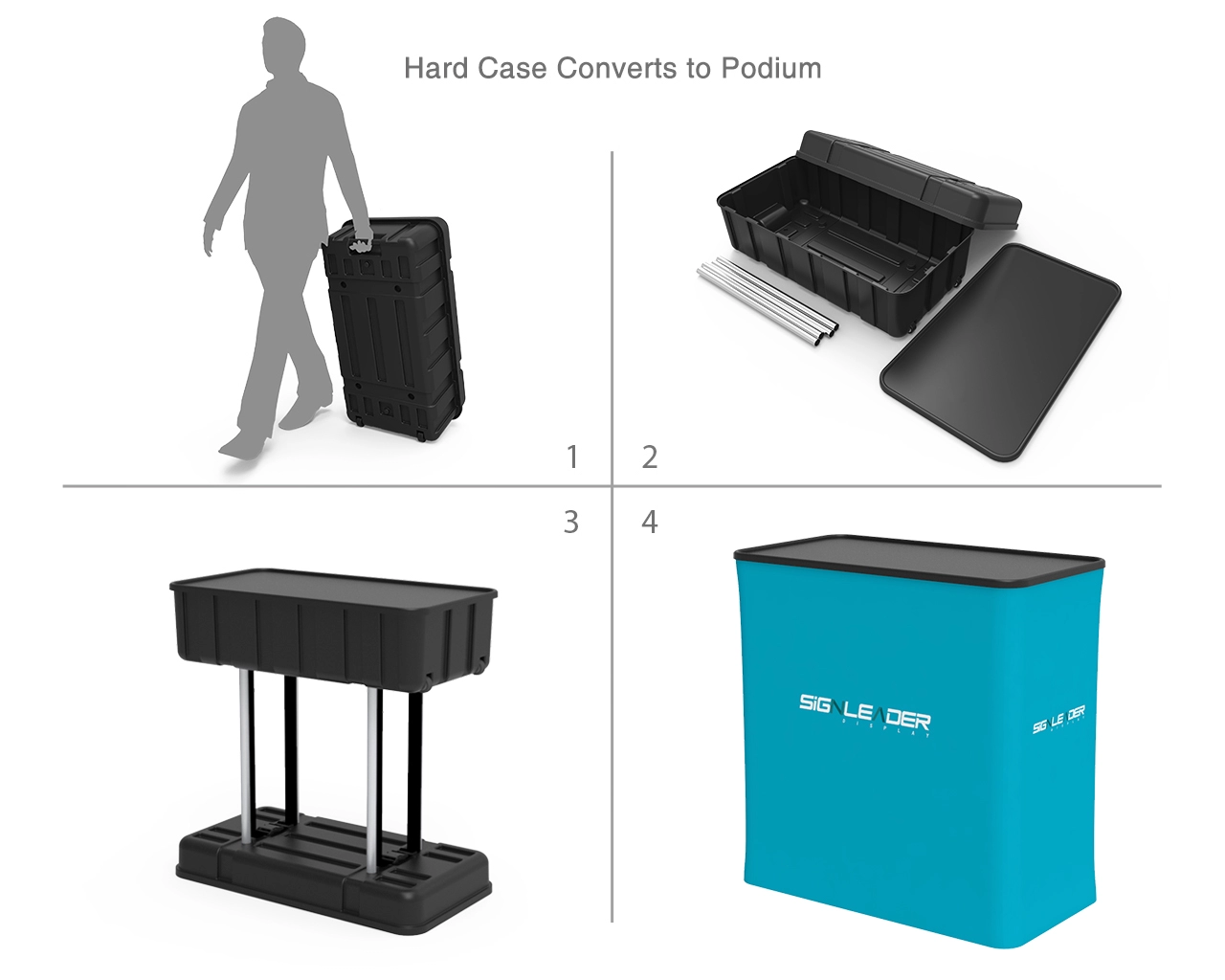 10x10ft Commercial Trade Show Booth Idea 05