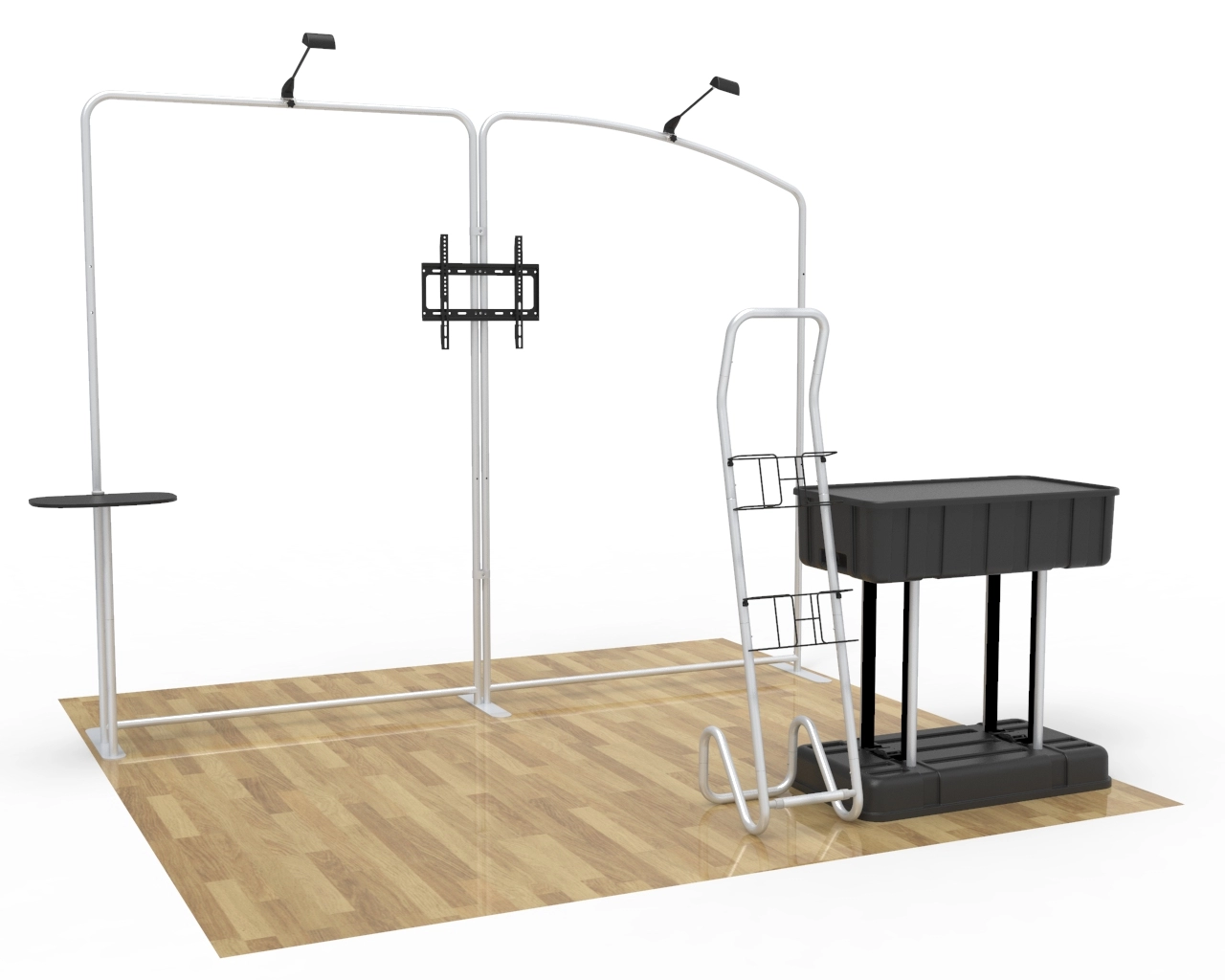 10x10ft Custom Trade Show Booth Kit A1 for Bridal Beauty, Makeup & Spa Brands