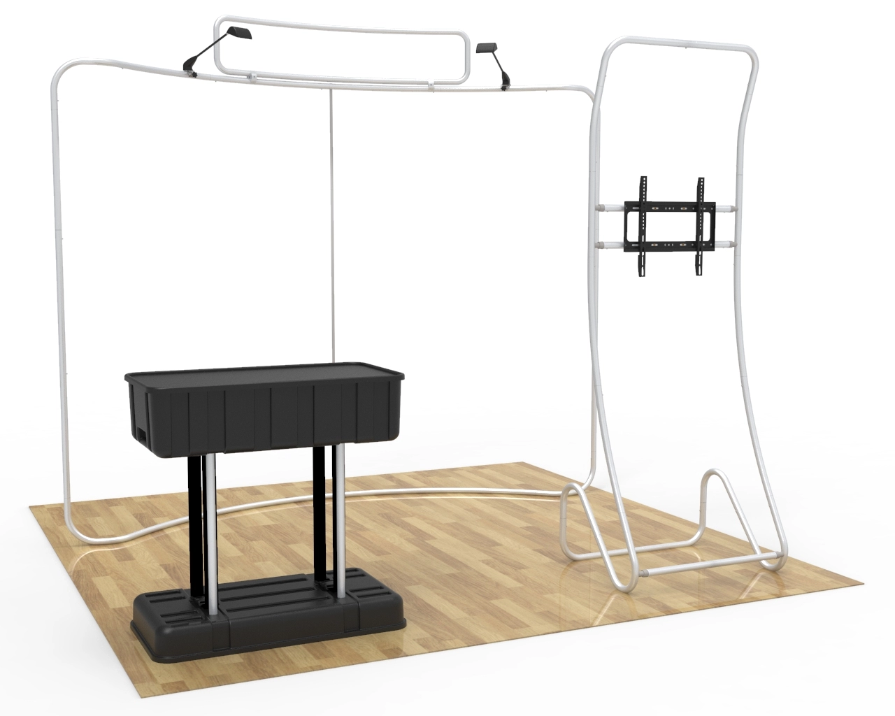 Animated Setup Demo For 10x10ft Perfume Beauty Fragrance Booth
