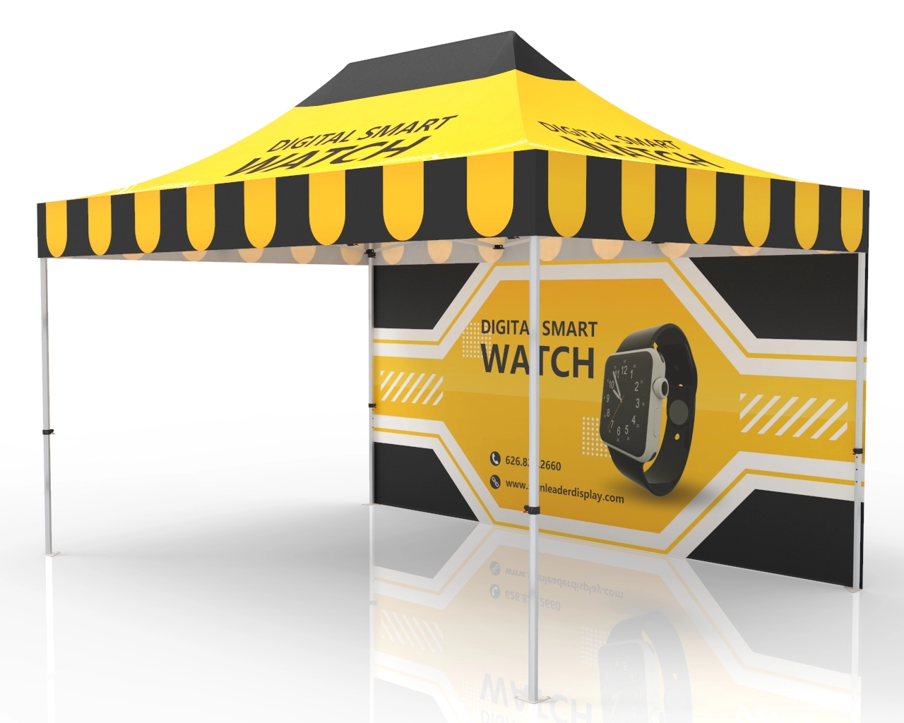 10x15 Advertising Canopy Tent with Backwall